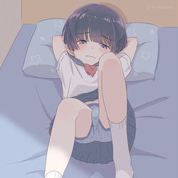 This is a pixiv picture whose title is せーらーふく.