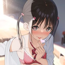This is a pixiv picture whose title is 「こんな感じの女の子好き⑱」.