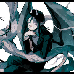 This is a pixiv picture whose title is 狂者の行進.