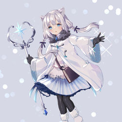 This is a pixiv picture whose title is けもみみ魔法使い.