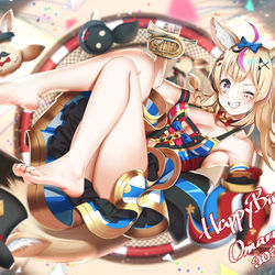 This is a pixiv picture whose title is ２０２１尾丸ポルカ爆誕.