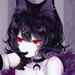 This is a pixiv picture whose title is Cat tongue.
