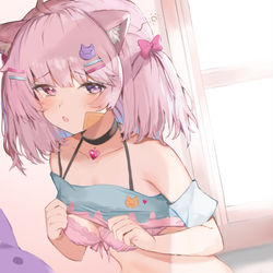 This is a pixiv picture whose title is 依頼絵の子.