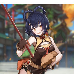 This is a pixiv picture whose title is 香菱.