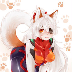 This is a pixiv picture whose title is EVA husky.