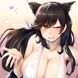 This is a pixiv picture whose title is 水着愛宕(リメイク).