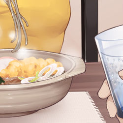 This is a pixiv picture whose title is 熱すぎる？ 年越しソバは鍋焼きで！《公開終了》.