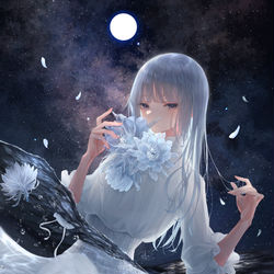 This is a pixiv picture whose title is 一夜の恋.