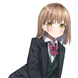 This is a pixiv picture whose title is 制服ちゃん.