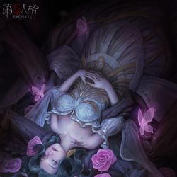 This is a pixiv picture whose title is 第五人格-蜘蛛新娘.