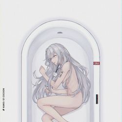 This is a pixiv picture whose title is 繭.