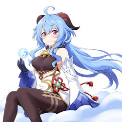 This is a pixiv picture whose title is 甘雨ちゃん.