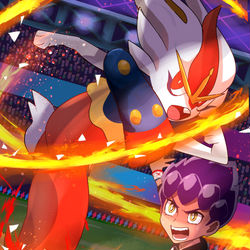 This is a pixiv picture whose title is 決闘　対.