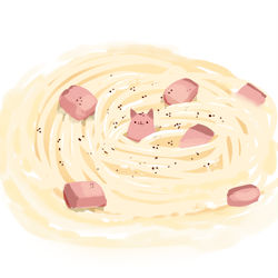 This is a pixiv picture whose title is パンチェッタカルボナーラ.