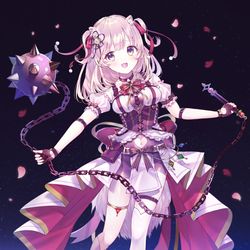 This is a pixiv picture whose title is ケモガール.