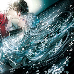 This is a pixiv picture whose title is 終焉ノ花嫁 after story.