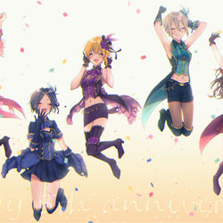 This is a pixiv picture whose title is ５周年.