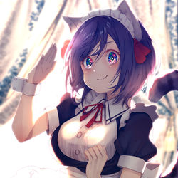 This is a pixiv picture whose title is 「今日も一日がんばりますよー！」.