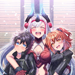 This is a pixiv picture whose title is 天狗の嫁!?.