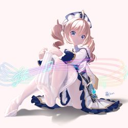 This is a pixiv picture whose title is 芭芭拉(⸝⸝•‧̫•⸝⸝).