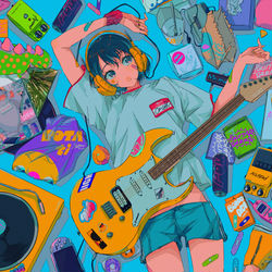 This is a pixiv picture whose title is roommate.