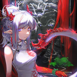 This is a pixiv picture whose title is Nian.