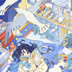 This is a pixiv picture whose title is 🛤️𝗦𝗞𝗬 𝗥𝗢𝗢𝗠🌞.