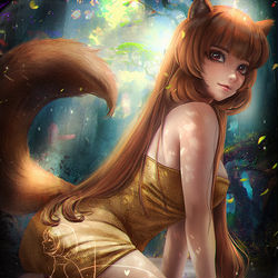 This is a pixiv picture whose title is ラフタリア / Raphtalia.