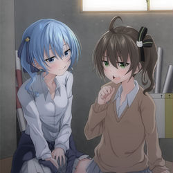 This is a pixiv picture whose title is 夏街すいり.