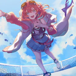 This is a pixiv picture whose title is 【動画絵】色彩.