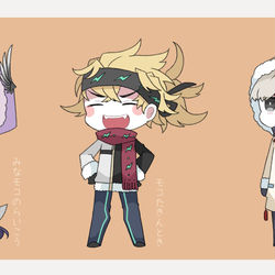 This is a pixiv picture whose title is モコモコ頼光四天王.