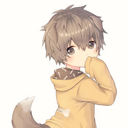 This is a pixiv picture whose title is いぬくん.