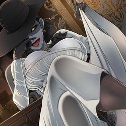 This is a pixiv picture whose title is ドミトレスクおばさん.