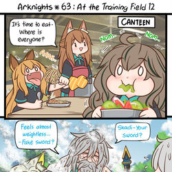 This is a pixiv picture whose title is Arknights #63.