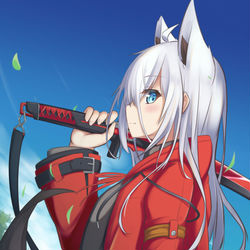 This is a pixiv picture whose title is ハクアちゃん.