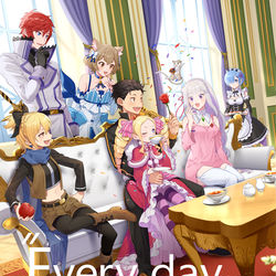 This is a pixiv picture whose title is 新刊『Every day is a new day』イラスト集.
