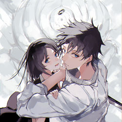 This is a pixiv picture whose title is 乙骨憂太.