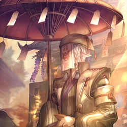 This is a pixiv picture whose title is 客待ち中.