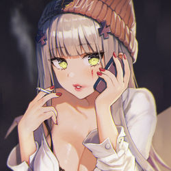 This is a pixiv picture whose title is 「あなたの運もそこまでね。」.