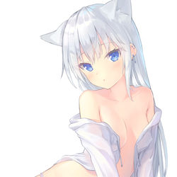 This is a pixiv picture whose title is ケモミミ.