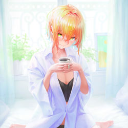 This is a pixiv picture whose title is Morning Doze.