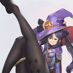 This is a pixiv picture whose title is 原神　モナ.