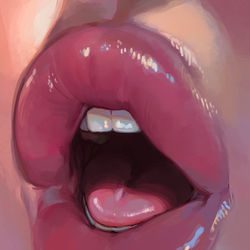 This is a pixiv picture whose title is Lips.
