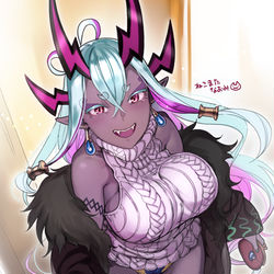 This is a pixiv picture whose title is 伊吹童子オネエチャン.