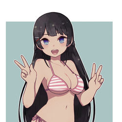 This is a pixiv picture whose title is 月ノ美兎.