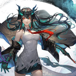 This is a pixiv picture whose title is 夕.