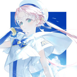 This is a pixiv picture whose title is Aquamarine.