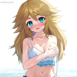 This is a pixiv picture whose title is 濡れ肌アテナちゃん.