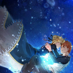 This is a pixiv picture whose title is 運命の夜.