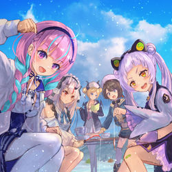 This is a pixiv picture whose title is ワカサギ釣り.